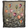 813 - Annalisa Giuntini - Cashmere Scarf with Hot Air Balloons - Scarves and Foulard - Scarf of High Quality Luxury - Avvenice