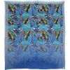 813 - Annalisa Giuntini - Silk Scarf with Colored Leaves - Scarves and Foulard - Scarf of High Quality Luxury - Avvenice