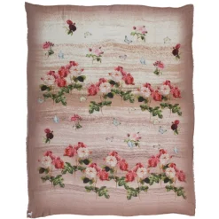 813 - Annalisa Giuntini - Silk Scarf with Flowers and Butterflies - Scarves and Foulard - Scarf of High Quality Luxury - Avvenice