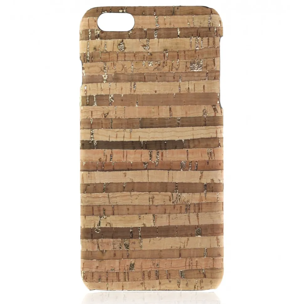 2 ME Style - Case Cork Gold Striped - iPhone 8 / 7 - Cork Cover - Avvenice