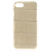 2 ME Style - Case Croco Beige - iPhone 8 Plus / 7 Plus - Leather Cover - Avvenice