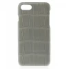 2 ME Style - Case Croco Gris Clair - iPhone 8 / 7 - Leather Cover - Avvenice