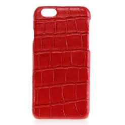 2 ME Style - Case Croco Rouge Vif - iPhone 8 / 7 - Leather Cover - Avvenice