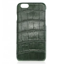 2 ME Style - Case Croco Vert Bouteille - iPhone 8 Plus / 7 Plus - Leather Cover - Avvenice