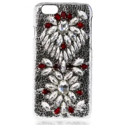 2 ME Style - Case Embroidery Crystal Ruby - iPhone 6/6S - Avvenice