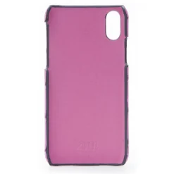 2 ME Style - Case Fingers Croco Fucsia / Fucsia - iPhone X / XS - Crocodile Leather Cover - Avvenice