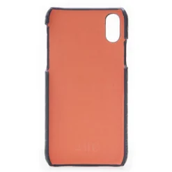 2 ME Style - Case Fingers Croco Green / Orange - iPhone XR - Crocodile Leather Cover - Avvenice