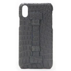 2 ME Style - Case Fingers Croco Green / Green - iPhone XS Max - Crocodile Leather Cover - Avvenice