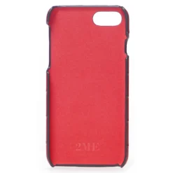 2 ME Style - Case Fingers Croco Red / Red - iPhone 8 Plus / 7 Plus - Crocodile Leather Cover - Avvenice