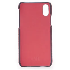 2 ME Style - Case Fingers Croco Red / Red - iPhone X / XS - Crocodile Leather Cover - Avvenice