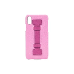 2 ME Style - Case Fingers Leather Pink / Fucsia - iPhone XR - Leather Cover - Avvenice