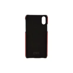 2 ME Style - Case Fingers Leather Red - iPhone XS Max - Leather Cover - Avvenice