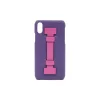 2 ME Style - Case Fingers Leather Purple / Fucsia - iPhone XR - Leather Cover - Avvenice