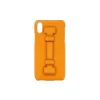 2 ME Style - Case Fingers Leather Orange - iPhone XR - Leather Cover - Avvenice