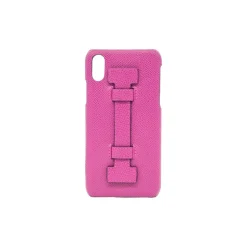 2 ME Style - Case Fingers Leather Fucsia - iPhone X / XS - Leather Cover - Avvenice