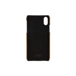 2 ME Style - Case Fingers Leather Orange - iPhone X / XS - Leather Cover - Avvenice