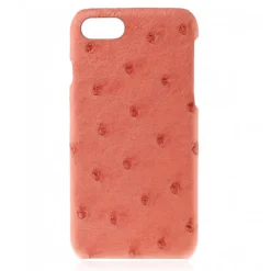 2 ME Style - Case Ostrich Begonia - iPhone 8 / 7 - Leather Cover - Avvenice