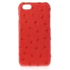 2 ME Style - Case Ostrich Scarlet Red - iPhone 8 / 7 - Leather Cover - Avvenice