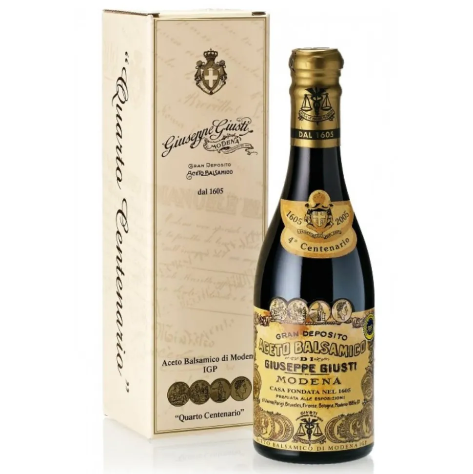 Acetaia Giuseppe Giusti - Modena 1605 - 4 Gold Medals - Quarto Centenario - Balsamic Vinegar of Modena I.G.P. - Avvenice
