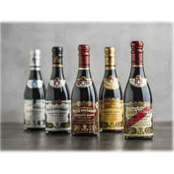 Acetaia Giuseppe Giusti - Modena 1605 - 5 Champagnottine - Wooden Gift Collections - Balsamic Vinegar of Modena I.G.P. - Avvenice