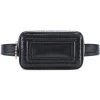 Aleksandra Badura - Camera Belt Bag - Python & Calfskin Belt Bag - Onyx - Luxury High Quality Leather Bag - Avvenice