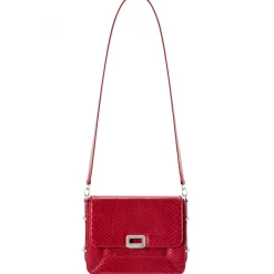 Aleksandra Badura - Candy Bag Large - Python Shoulder Bag - Red - Luxury High Quality Leather Bag - Avvenice