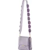 Aleksandra Badura - Candy Bag - Crocodile & Calfskin Shoulder Bag - Violet - Luxury High Quality Leather Bag - Avvenice