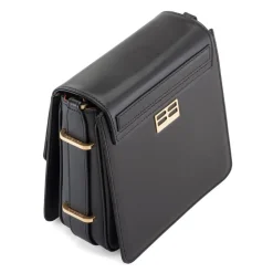 Aleksandra Badura - Candy Bag - Calfskin Shoulder Bag - Carbon Black - Luxury High Quality Leather Bag - Avvenice