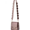 Aleksandra Badura - Candy Bag - Crocodile & Calfskin Shoulder Bag - Cocoa - Luxury High Quality Leather Bag - Avvenice