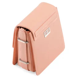 Aleksandra Badura - Candy Bag - Calfskin Shoulder Bag - Peach - Luxury High Quality Leather Bag - Avvenice