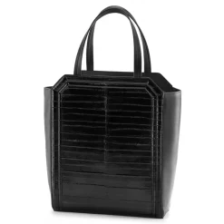 Aleksandra Badura - Clio Bag - Calfskin & Eel Bag - Carbon Black - Luxury High Quality Leather Bag - Avvenice