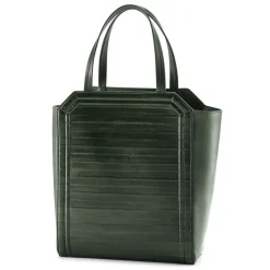 Aleksandra Badura - Clio Bag - Calfskin & Eel Bag - Pine - Luxury High Quality Leather Bag - Avvenice