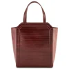 Aleksandra Badura - Clio Bag - Calfskin & Eel Bag - Marsala - Luxury High Quality Leather Bag - Avvenice