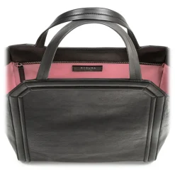 Aleksandra Badura - Clio Bag - Goatskin Bag - Carbon Black - Luxury High Quality Leather Bag - Avvenice