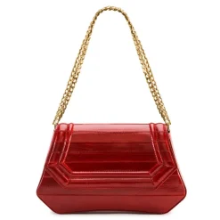 Aleksandra Badura - Etoile Bag - Eel Shoulder Bag - Red - Luxury High Quality Leather Bag - Avvenice