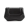 Aleksandra Badura - Etoile Mini Bag - Calfskin Shoulder Bag - Onyx - Luxury High Quality Leather Bag - Avvenice