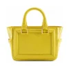 Aleksandra Badura - Ladylike Mini Bag - Calfskin & Python Top-Handle Tote Bag - Lemon - Luxury High Quality Leather Bag - Avvenice