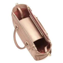Aleksandra Badura - Ladylike Medium Bag - Calfskin Top-Handle Tote Bag - Blush - Luxury High Quality Leather Bag - Avvenice