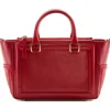 Aleksandra Badura - Ladylike Bag - Goatskin Top-Handle Tote Bag - Red - Luxury High Quality Leather Bag - Avvenice