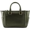 Aleksandra Badura - Ladylike Bag - Calfskin Top-Handle Tote Bag - Olive - Luxury High Quality Leather Bag - Avvenice