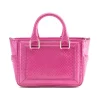 Aleksandra Badura - Ladylike Mini Bag - Python Top-Handle Tote Bag - Pink - Luxury High Quality Leather Bag - Avvenice