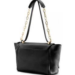 Aleksandra Badura - Luisa Bag - Goatskin Shoulder Bag - Onyx - Luxury High Quality Leather Bag - Avvenice