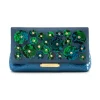 Aleksandra Badura - Luisa Clutch - Calfskin & Python Envelope Clutch - Ocean Blue - Luxury High Quality Leather Bag - Avvenice