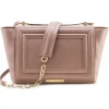 Aleksandra Badura - Luisa Bag - Calfskin Shoulder Bag - Blush - Luxury High Quality Leather Bag - Avvenice