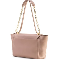 Aleksandra Badura - Luisa Bag - Calfskin Shoulder Bag - Blush - Luxury High Quality Leather Bag - Avvenice