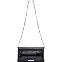 Aleksandra Badura - Luisa Clutch - Python Envelope Clutch - Onyx - Luxury High Quality Leather Bag - Avvenice