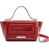 Aleksandra Badura - Luisa Mini Bag - Goatskin & Python Shoulder Bag - Red - Luxury High Quality Leather Bag - Avvenice