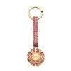 Aleksandra Badura - Small Leather Goods - Keyring in Calfskin - Pink - Luxury High Quality - Avvenice