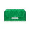 Aleksandra Badura - Small Leather Goods - Continental Wallet in Python - Green - Luxury High Quality - Avvenice