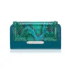 Aleksandra Badura - Small Leather Goods - Continental Wallet in Python & Calfskin - Rose Quartz - Luxury High Quality - Avvenice